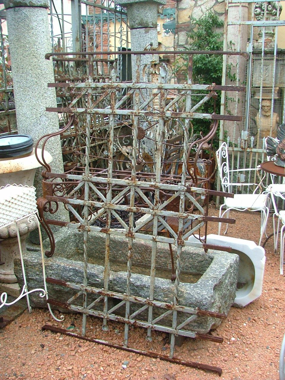 Cancelli cancello liberty completo di ringhiera e inferriate Cancelli e ringhiere