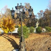 CAST IRON STREET LAMP FLAME 5 TIMES 900